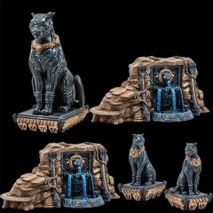Marvel Crisis Protocol: Icons of Bast Terrain Pack